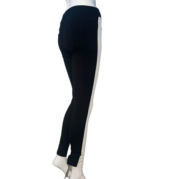 Black/Ivory Two Tone Legging NWT - Picture 6 of 9